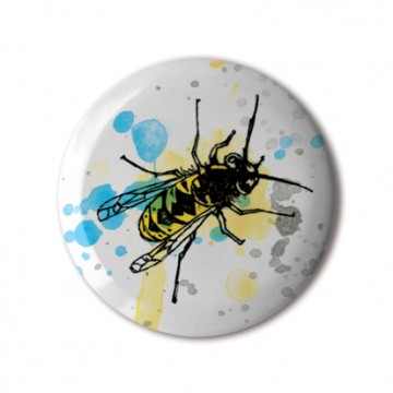 Gift Box: 4 button badges (Insects)
