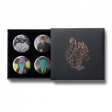Gift Box: 4 button badges (Professions)