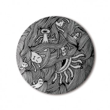 Gift Box: 3 button badges (Hooly World)