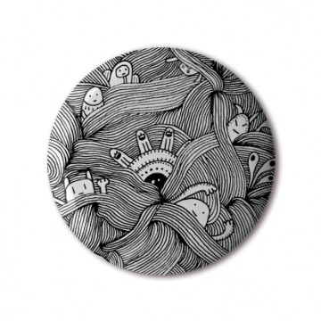 Gift Box: 3 button badges (Hooly World)