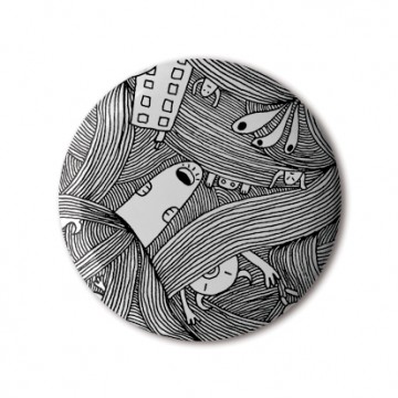 Gift Box: 3 button badges (Hooly World)