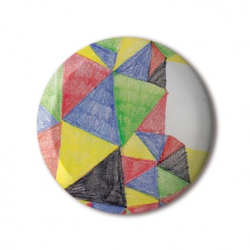 Gift Box: 4 button badges (Doodle Patterns)