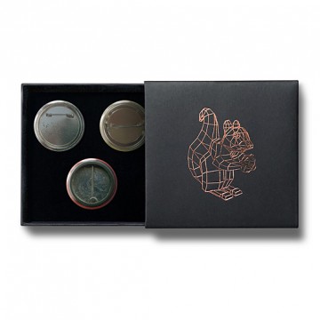 Gift Box: 3 button badges (Backs)