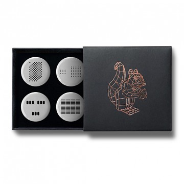 Gift Box: 4 button badges (Intercoms)