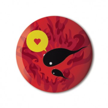 Gift Box: 4 button badges (Carole Mix)