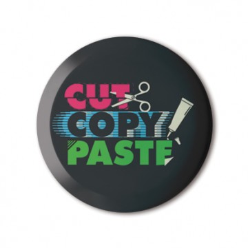 Gift Box: 4 button badges (Rainbow Wheel Mix)