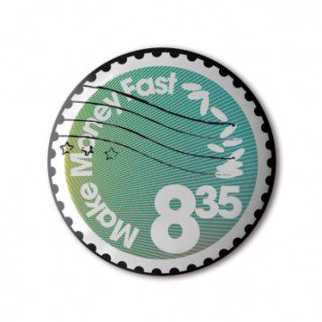 Gift Box: 3 button badges (Junk Stamps)