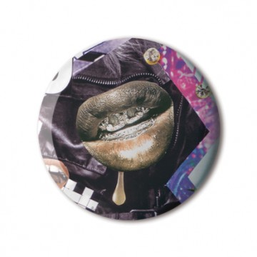 Gift Box: 4 button badges (Juicy Collages)