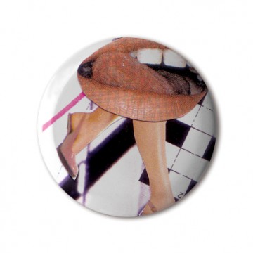 Gift Box: 4 button badges (Juicy Collages)