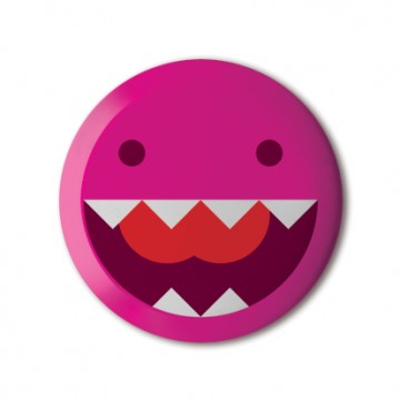 Gift Box: 4 button badges (Monster Skull Mix)