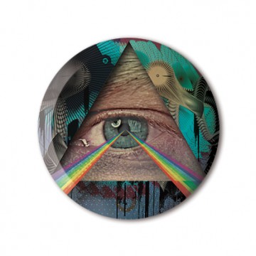 Gift Box: 4 button badges (Rainbow Head)