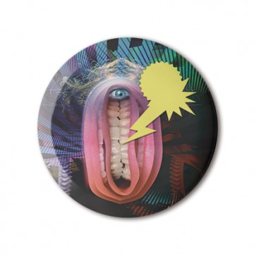 Gift Box: 4 button badges (Rainbow Head)