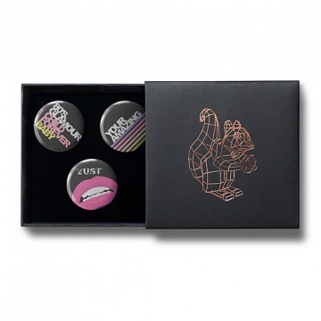 Gift Box: 3 button badges (Lust)