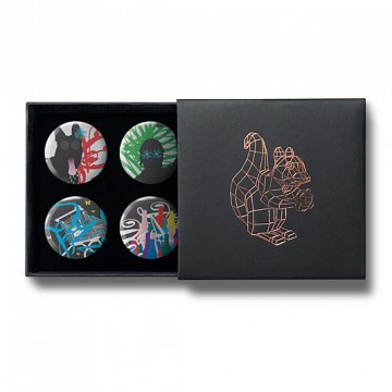Gift Box: 4 button badges (Party)