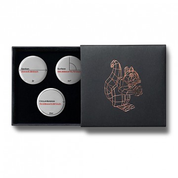 Gift Box: 3 button badges (Button Anatomy)