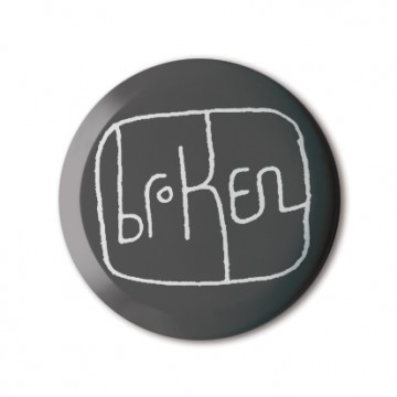 Gift Box: 4 button badges (Handlettering)