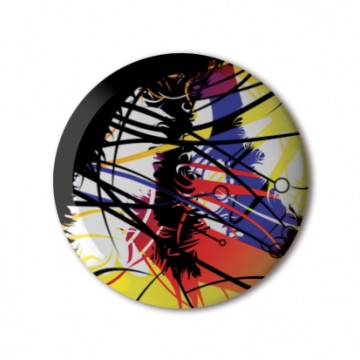 Gift Box: 4 button badges (Abstract)