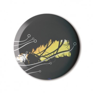 Gift Box: 4 button badges (Abstract)