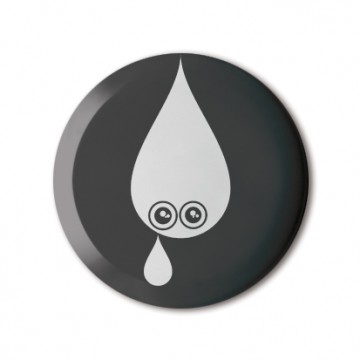 Gift Box: 4 button badges (Hairy Tear)