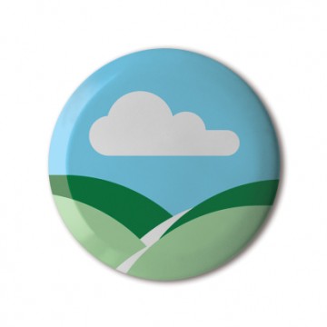 Gift Box: 4 button badges (Minimal Environments)