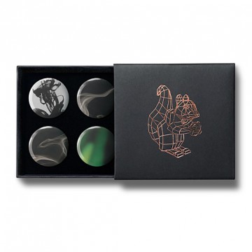 Gift Box: 4 button badges (Smoke Ink)