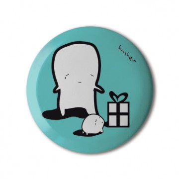 Gift Box: 4 button badges (Headbangers)