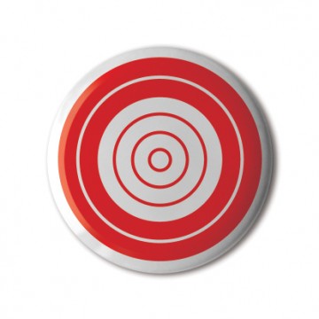 Gift Box: 4 button badges (Targets)