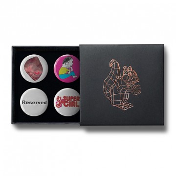 Gift Box: 4 button badges (Reserved)