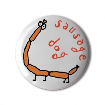 Gift Box: 4 button badges (Animals)