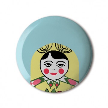 Gift Box: 4 button badges (Russian Doll)