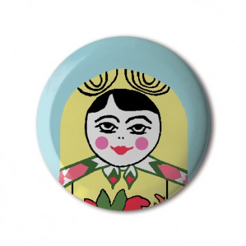 Gift Box: 4 button badges (Russian Doll)