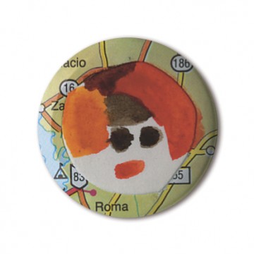 Gift Box: 4 button badges (Map Faces)