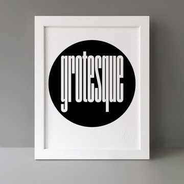 Grotesque print