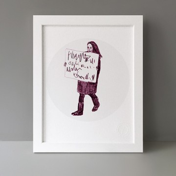 Drawn Protest 1 print