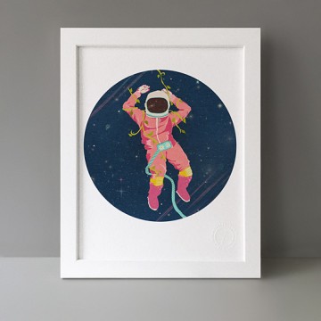 Astronaut print