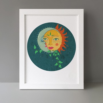 Moon Sun print