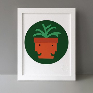 Twin Plant print