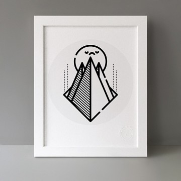 Pyramids print