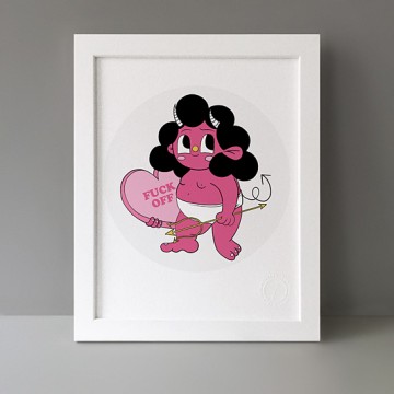 F**k Off print