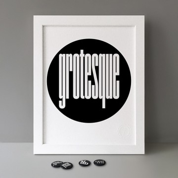 Grotesque print