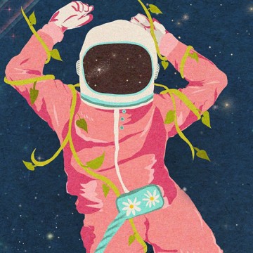 Astronaut print