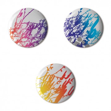 Gift Box: 3 button badges (Gradients)