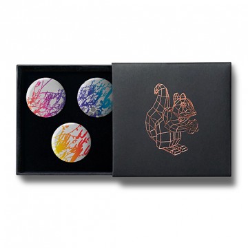 Gift Box: 3 button badges (Gradients)