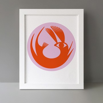 Rabbit Silhouette print
