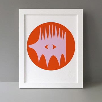 Hedgehog Silhouette print