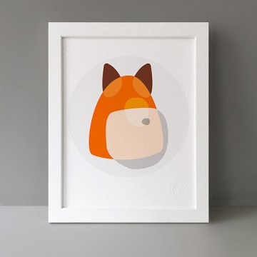Fox Shapes print