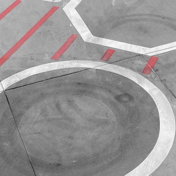 Air Lines: Circle Octagon print