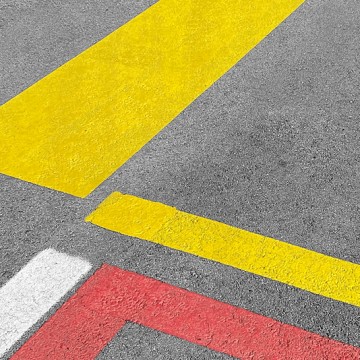 Air Lines: Y R W print