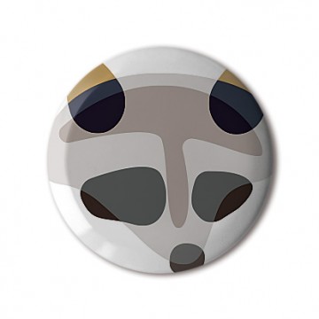 Gift Box: 4 button badges (Animal Shapes)