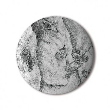 Gift Box: 4 button badges (Surreal Masks)